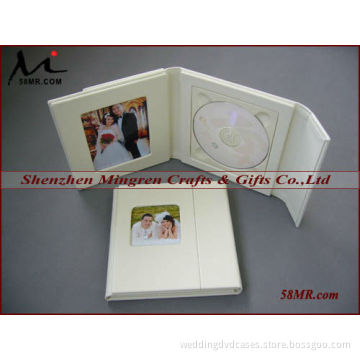 Wedding DVD cover,Leather DVD Cover,1Picture 2Disc